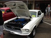 White 1968 Ford Mustang GT